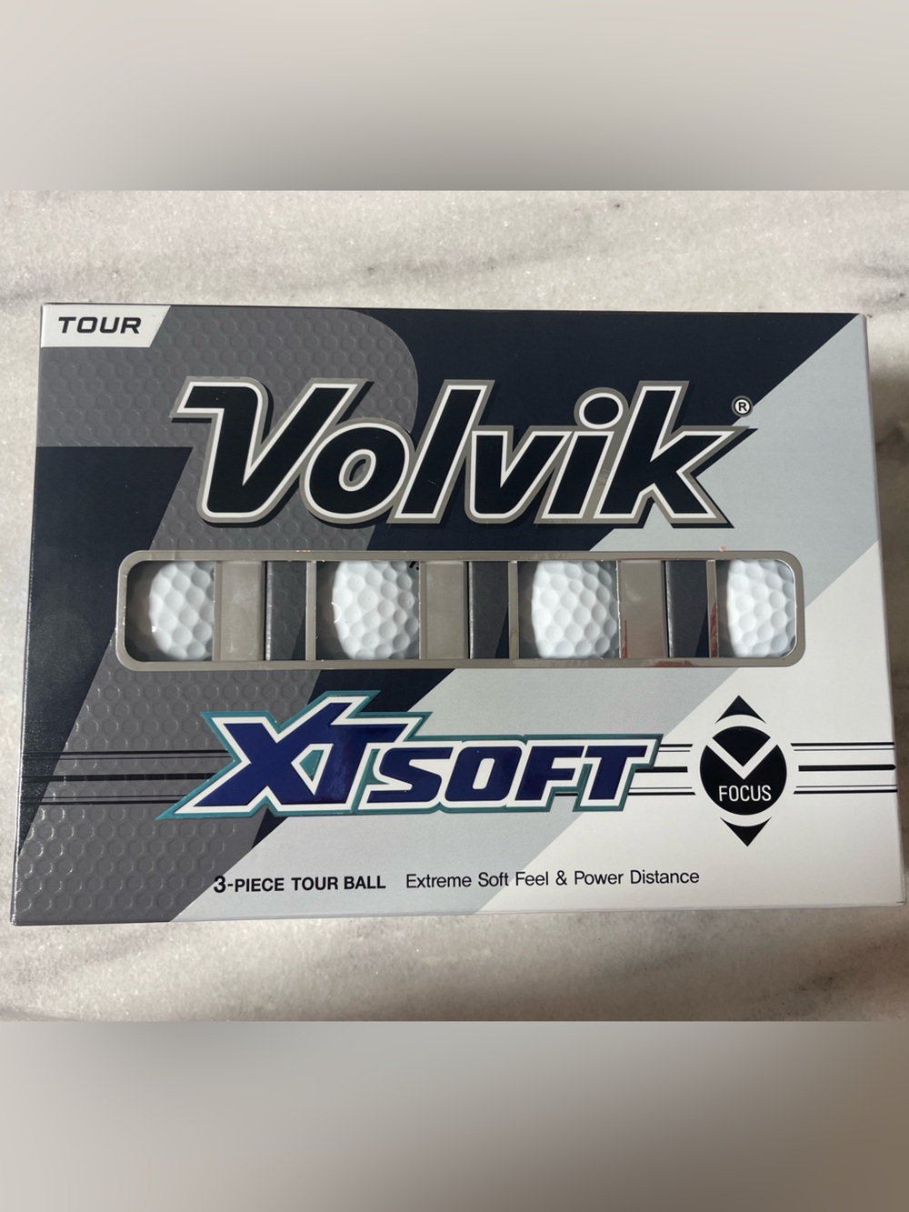 Volvik XTsoft White Box of Golf Balls NEW 12 Balls